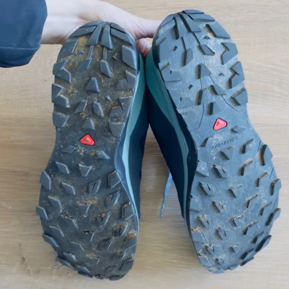 Mildly used Blue and Green Athletic trekking Shoes from REI